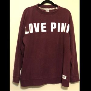 VS PINK Love Pink Sweatshirt